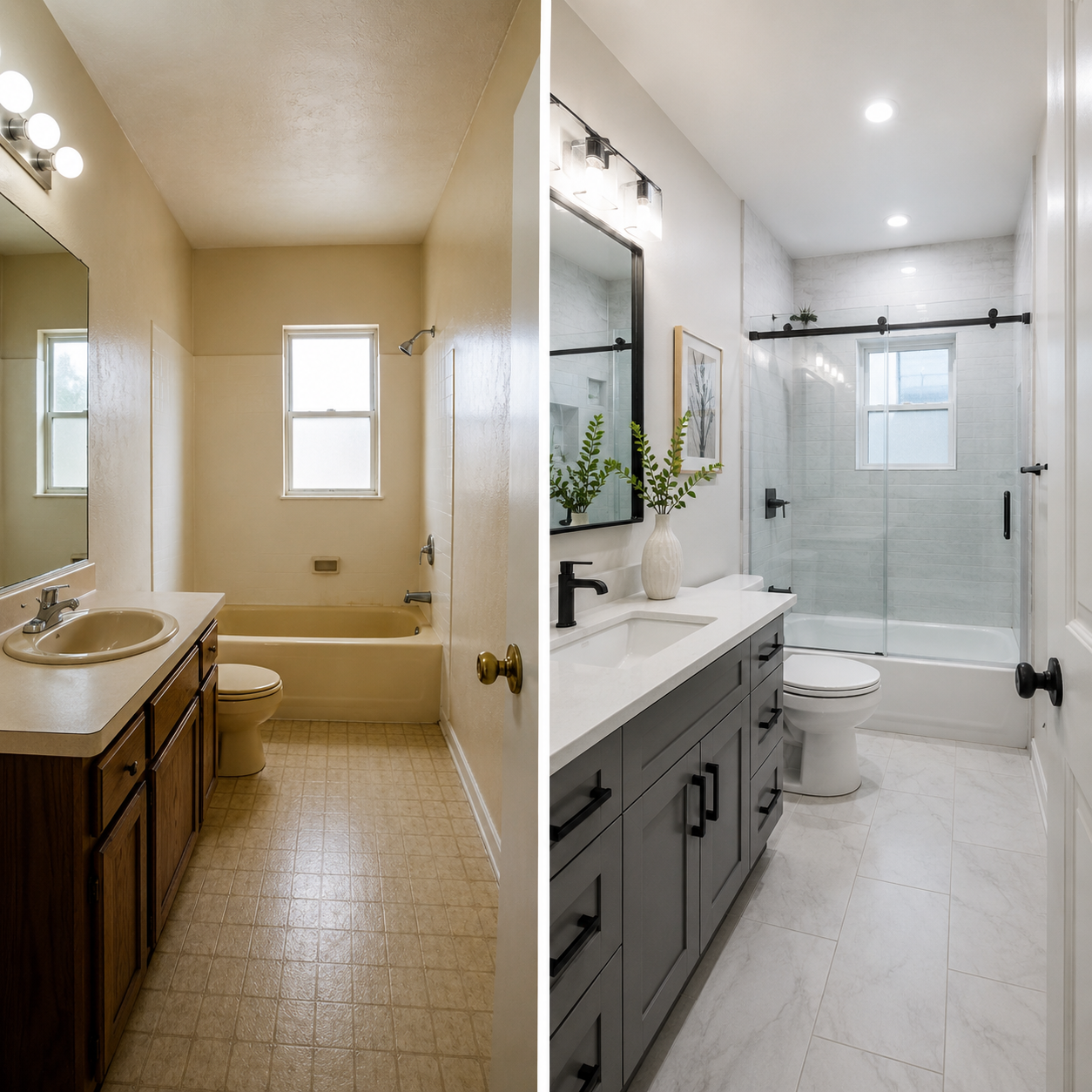 Bathroom remodel by Plumbing Pros Las Vegas