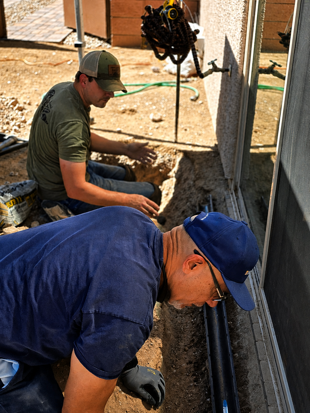 Plumbing Pros team repiping Las Vegas home