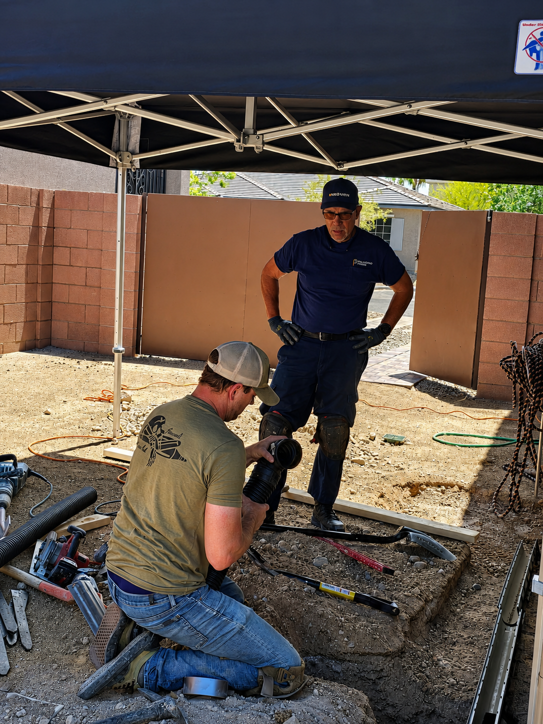 Larry and Kevin Plumbing Pros team Las Vegas